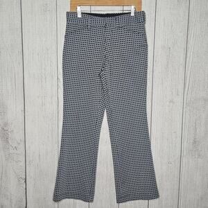 VTG 60s 70s SEARS The Put On Shop Blue/White Circle Dot Print Pants, 30x30
